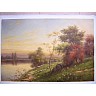 Landscape oil painting