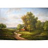 Landscape oil painting